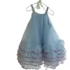 Vestido de Malla para Niñas 2026 Nuevo Estilo de Verano Vestido de Princesa de Pastel con Tirantes Bebé Lindo Dulce Vestido de Tul Esponjoso