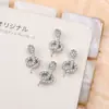 Accesorios para Uñas de Serpiente Tridimensionales con Incrustaciones de Diamantes Transfronterizos, Decoraciones de Serpiente con Diamantes Doradas y Plateadas, Decoraciones para Uñas DIY, Decoraciones de Diamantes para Uñas al por Mayor