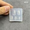 Molde para Uñas Artísticas Herramientas DIY Molde Transparente para Uñas Flor de Lazo Decorativa Película de Silicona Hecha a Mano Venta al por Mayor Transfronteriza