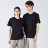 Camiseta Dijia de Secado Rápido con Sensación de Algodón, Unisex, Absorbe la Humedad, Transpirable, Cuello Redondo, Manga Corta, Oversize, Logo Personalizado