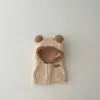 Conjunto de Gorro y Bufanda Coreano Qiunan para Niños, Nuevo Modelo Invierno 2026, Gorro con Orejeras Estilo Ins para Bebé, Gorro de Punto para Bebé