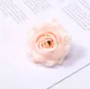 5,5cm Gota de Orvalho Rosa Água de Rosas Flor Rosa de Cinco Pontas Flor Artificial Material DIY Cabeça de Flor Rosa Decoração de Caixa de Presente Flor Artificial