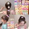 Anillo para toalla Cuerda para el cabello de niños no daña el cabello, Liga para el cabello, Liga de goma para el cabello de niña, Cola de caballo de niña, Lindo