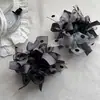 Goma para el pelo de malla con lazo de lunares estilo coreano para mujer, Cuerda para el pelo de estilo perezoso para coleta baja, Goma elástica para moño