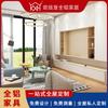Nuevo Mueble Todo de Aluminio del Fabricante Estilo Europeo Sala de Estar Sencilla Mueble para TV Gabinete de Almacenamiento de Aleación de Aluminio Vitrina del Fabricante