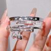 Pulsera de bebé de plata pura 9999 de plata esterlina, pulsera infantil de luna llena sólida, pulsera infantil Clover Fu Bell, regalo para niños