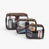 Nova bolsa de cosméticos com estampa de leopardo, armazenamento, à prova d'água, portátil, atacado, para lavar, grande capacidade, viagem, e-commerce transfronteiriço, em estoque, atacado
