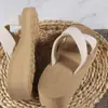 Sandalias y Chanclas de Mujer Estilo Étnico con Cuña de Suela Gruesa de EVA para Verano, Chanclas Ligeras, Nuevos Zapatos Casuales para Interior y Playa