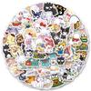100 nuevas pegatinas de grafiti mixtas de Sanrio, pegatinas decorativas para cuaderno, taza de agua, pegatinas personalizadas para diario, venta al por mayor