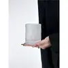 Taza Creativa para Uso Doméstico con Patrón de Árbol, Vaso de Vidrio Estéticamente Agradable y de Alto Valor, Vaso de Agua Escarchado Simple y Fresco Estilo Bosque, Estilo Ins