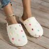 Fabricante Chinelos para Interior e Exterior Antiderrapantes Macios Base Espessada Masculinos e Femininos Casais Chinelos de Algodão Chinelos para Piso de Madeira em Casa Atacado