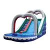 Escorregador inflável em formato de coração de pêssego equipamento de diversão infantil parque aquático inflável Castelo Travesso fábrica de trampolins vendas diretas