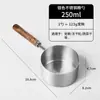 Cuchara para comida de gato, cuchara para comida de perro, cuchara medidora de acero inoxidable para comida de gato con escala, tamaño grande, mango largo, venta al por mayor