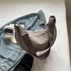 Bolsa tipo Dim Sum Modelo Nuevo 2026 Bolso de Lona de Hombro Único para Mujer Verano Versátil de Nailon Cruzado Pequeño Bolso Cruzado Simple Ligero