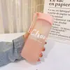 Taza de agua de plástico al por mayor, taza de agua deportiva con rebote, alto valor de color, gran capacidad, taza de agua roja de red para hombres y mujeres, taza de acompañamiento para estudiantes