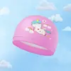 Oferta Especial Gorro de Natación Infantil Estampado PU Impermeable Protección para los Oídos No Elástico Recubierto Dibujos Animados para Niños y Niñas Venta al por Mayor y al por Menor