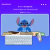 Alfombrilla Grande de Escritorio Stitch Star Wars, Alfombrilla Antideslizante para Teclado de Computadora Gaming y Oficina Stitch