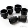 Soquete Pneumático 1 polegada Flor de Ameixa 12 Ângulos Soquete Cabeça Pneumático Reforçado de Alta Resistência Grande Canhão de Vento Soquete Pneumático 65mm-75mm