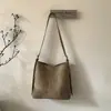 Bolso Cruzado Nuevo de Nicho Coreano para Mujer, Bolso Cubo Casual de Moda, Bolso de Hombro Sencillo Retro para Viajes
