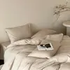 2026 Novo Outono 100% Algodão Puro Arejado Jacquard Grande High-End Conjunto de Quatro Peças Leve Luxo Casa Conjunto de Quatro Peças Puro