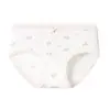 Calcinhas de algodão puro para meninas com estampa floral, forro 100% algodão, confortáveis, hipoalergênicas, respiráveis, sem costura, calcinhas femininas de cintura média
