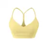 2026 Primavera/Verão Estilo Alça Top Tubo Yoga Fitness Feminino Sutiã Esportivo Secagem Rápida com Bojos Top Halter Pilates