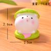 Figuritas de Animales de Resina Horneadas, Galletas tipo Sándwich Macarrón de Dibujos Animados Accesorios DIY, Decoraciones para Escenas en Miniatura