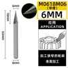 Broca de Tungstênio Tipo M Lima Rotativa de Carboneto Ponta Cônica Fresadora Metal Grinding Engraving Padrão de Ranhura Simples e Dupla