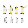 Micro Paisagem Resina Ornamentos Tamanho Antártico Pinguim Glaciar Série Leão Marinho Floco de Neve Iceberg Resina Artesanato Ornamentos