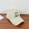 Gorra de béisbol bordada de cachorro lindo para mujer, primavera y verano, circunferencia de cabeza grande, ala ancha, transpirable, coreana, nueva, versátil, para cara pequeña