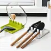 1 pieza Soporte para Utensilios para Estufa, Soporte para Espátula/Cucharón/Cuchara con Base Recoge-gotas y Soporte para Tapa de Olla para Utensilios de Cocina de Cocina, Soporte sin Goteo, Estante Multifuncional para Espátulas de Cocina con Soporte para Tapa