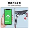 Luz Traseira Adaptada para Bicicleta com Posicionamento Airtag Antifurto Bicicleta de Estrada Bicicleta de Montanha Luz Traseira com Almofada Luz Traseira para Ciclismo