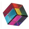 Atrapasol Cubo de Color K9 Cristal Cubo Mágico Prisma de Color Pirámide Juguete de Escritorio Ornamento Ornamento de Cristal