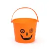 Cubo de caramelo de Halloween nuevo transfronterizo para niños, cubo de agua para playa, accesorios de decoración del hogar, cubo de calabaza de Halloween
