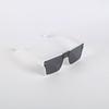 Gafas de Sol Infantiles de Marco Grande para Niñas, Gafas de Estilo Callejero Retro, Nuevo Modelo 2026, Cuadradas de Una Pieza, Gafas Infantiles con Protección UV