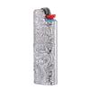 YF917-J6 Panlong - Estuche grande de metal para encendedor, carcasa para máquina BIC bick J6, encendedor de gas, venta al por mayor