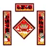 Novos Ímãs de Geladeira Estilo Chinês, Decorações Personalizadas de Ano Novo e Festival da Primavera, Suprimentos de Decoração para Casa Nova, Ímãs Macios da Tendência Nacional