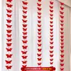 Tira Longa Rosa com Caractere Dupla Felicidade para o Casamento da Noiva, Decoração da Sala de Estar, Arranjo do Quarto de Casamento, Adereços para Fotos da Noiva, Roupão de Manhã, Casamento