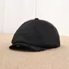Novo chapéu octogonal de camurça confortável estilo retrô britânico para outono e inverno para mulheres, versátil, afina o rosto, moderno e artístico, boné de jornaleiro