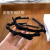 Corea del Sur nueva diadema de lazo de terciopelo retro combinable para todo, aro para el cabello a presión, dulce para niña, rojo de internet, joyería para el cabello al por mayor