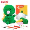 Paquete de Materiales para Crochet de Lana Set Muñeca de Peluche de Tejido Muñeca Tejida Muñeca de Ganchillo Tejido DIY