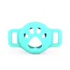 Adequado para Estojo Rastreador Anti-Perda Pet Airtag, Capa Protetora, Capa de Silicone Vazada Patinha de Gato, Resistente, Exclusivamente para Uso Transfronteiriço