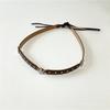 Hebilla Creativa Transfronteriza Decoración para Sombrero de Paja DIY Hecho a Mano Estilo Étnico Bohemio Cuerda Trenzada con Accesorios para Sombrero