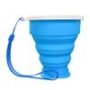 Vaso de Agua Plegable Portátil, Silicona de Grado Alimenticio, Vaso para Enjuague Bucal de Viaje al Aire Libre para Viajes de Negocios, Directo de Fábrica, Disponible para Dropshipping de Una Pieza