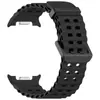 Qingfeng es Adecuado para Correas de Reloj Samsung Watch8/9 Marine y Correas de Reloj de Silicona Hebilla Doble Fila Watch8 Classic