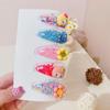 Set de 5 piezas de pinza BB de arena movediza pasador infantil pasador de niña pasador roto accesorios para el cabello de bebé tocado lindo de alta gama