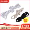 Fabricante de Cuerda de Algodón de Ocho Hilos Venta al por Mayor Accesorios para Ropa Cuerda Trenzada para Abrigo y Sombrero Cuerda Gruesa Cordón Decorativo para Cintura de Pantalones Cuerda de Ocho Hilos