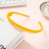 Diadema especial antideslizante con dientes para lavar la cara, diadema de presión de alta gama para mujer de verano 2025, pinza para el cabello para cabello suelto, tocado