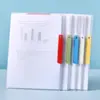 Carpeta Giratoria A3 Clip de Varilla A4 Actualización Giratoria Estudiante Papel Transparente Insertable Clip de Papel Bolsa de Almacenamiento de Archivos de Datos