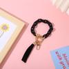 Nuevo llavero acrílico de gran venta, pequeño colgante de resina, pulsera con borla, llavero de moda, colgante para bolso de mujer.
